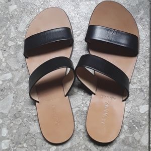 J. Crew Two Strap Slide Sandals Size 8